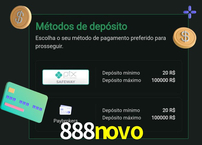 O cassino 888novo oferece uma grande variedade de métodos de pagamento