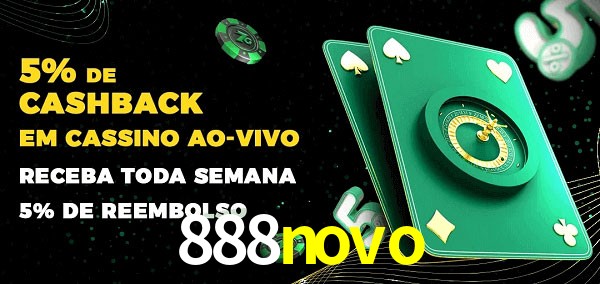 Promoções do cassino ao Vivo 888novo